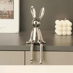 Escultura Coelho Sentado de Cerâmica - comprar online