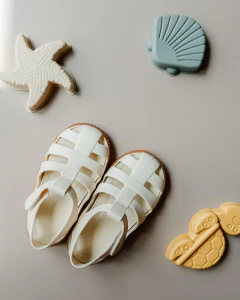 Sandalia niño caramelo marfil - tienda en línea