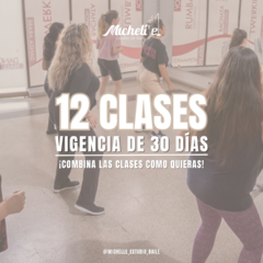 12 Clases variadas a elección - Vigencia 30 días continuos - comprar online