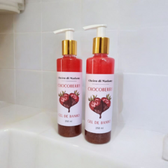 Gel de banho chocoberry edição limitada na internet