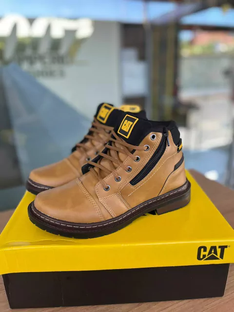 BOTA CATERPILLAR ZIPER CARAMELO