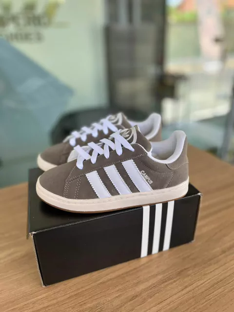 AD CAMPUS CINZA/BRANCO KIDS