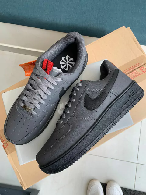 AIR FORCE 1 CINZA/VERMELHO - comprar online