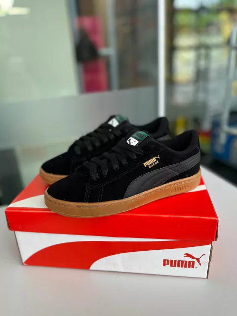 PUMA SUEDE PRETO\CARAMELO