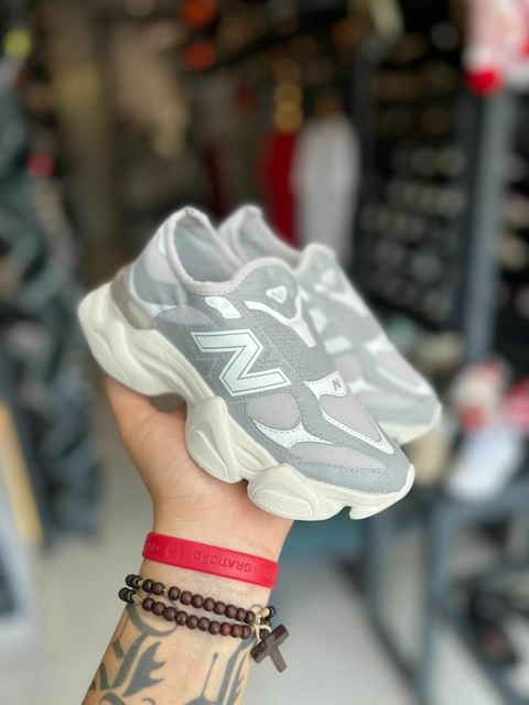 NB 9060 CINZA KIDS