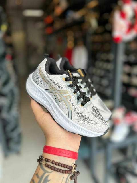 ASICS CINZA/PRETO KIDS