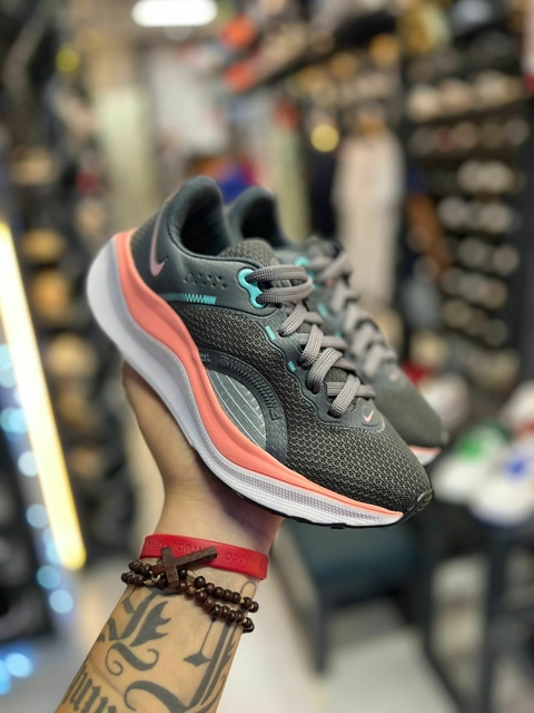NK REACT SCAPE CINZA/ROSA