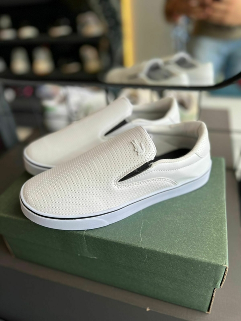 LACOSTE SLIP BRANCO