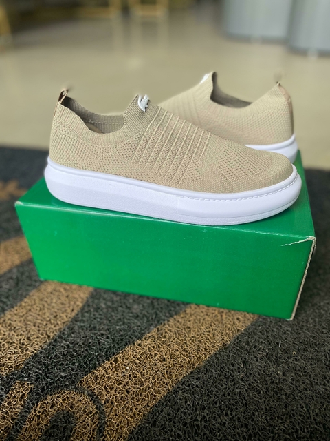 LACOSTE SLIP PLATAFORMA AREIA - comprar online