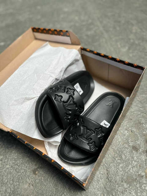 SLIDE NUVEM LV PRETO - comprar online
