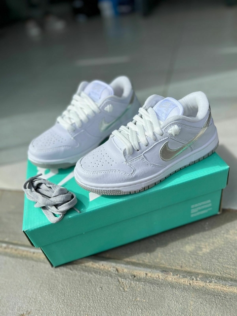 DUNK BRANCO/PRATA - comprar online
