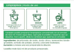 Limpia pisos concentrado en pastillas efervescentes - comprar online