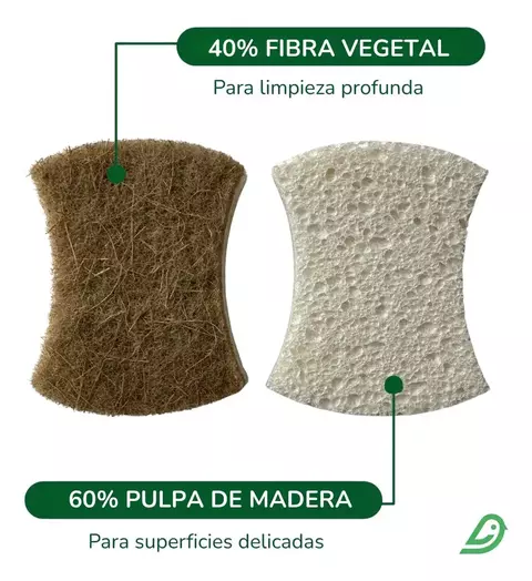 Esponja de cocina doble faz x1 - comprar online