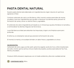 Pasta dental en frasco de vidrio x 150 gr - comprar online