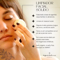 Limpiador facial sólido con caolín y arroz 30gr en internet