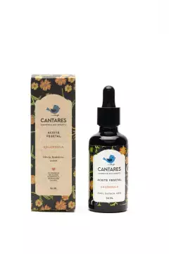 Aceite macerado de caléndula 50 ml en gotero de vidrio