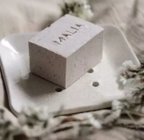 Shampoo sólido de Cacao y Lino 110g