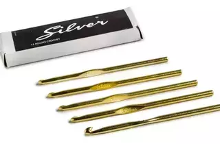 Aguja de crochet Silver Hooks