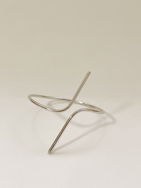 Bracelete Orgânico Ródio G