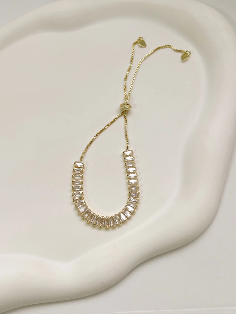 Pulseira Riviera Baguete