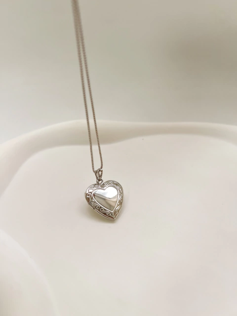 Relicário Momentos Ródio - comprar online