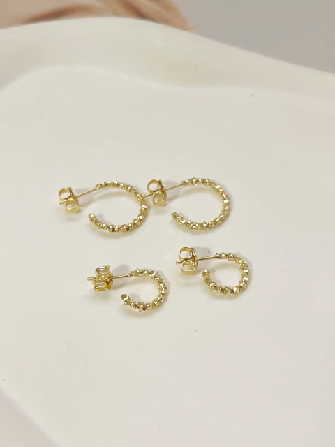 Argola Bia Ouro - comprar online