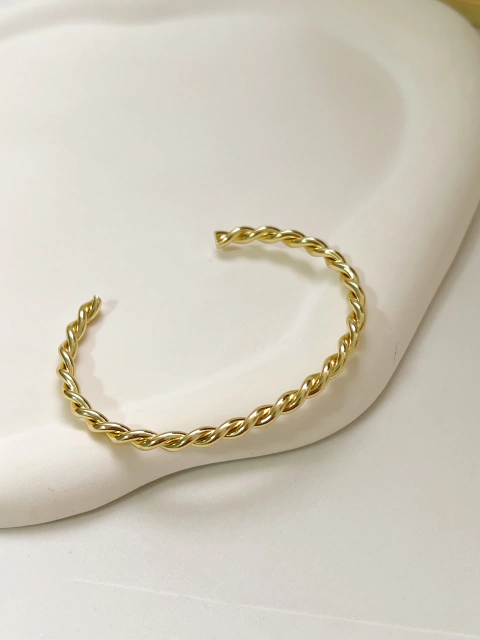 Bracelete Torcido Ouro - comprar online