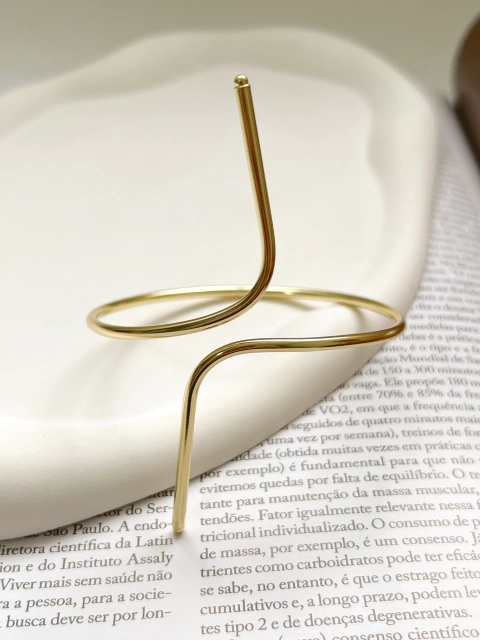 Bracelete Orgânico Ouro P