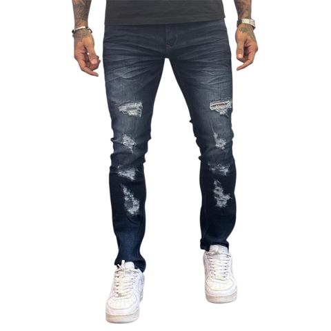Calça Jeans Masculina City Denim Puidos Jogador - 2500323
