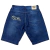 Bermuda Masculina Jeans Ktron Vibes Comp Original Lançamento - Azul Escuro - comprar online