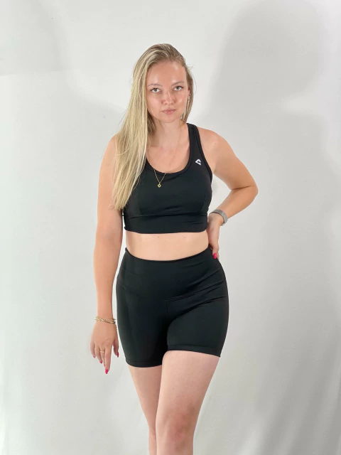 Top Básico Nadador Preto - comprar online