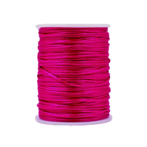 FIO DE SEDA RABO DE RATO PINK (1MM) - 10 METROS