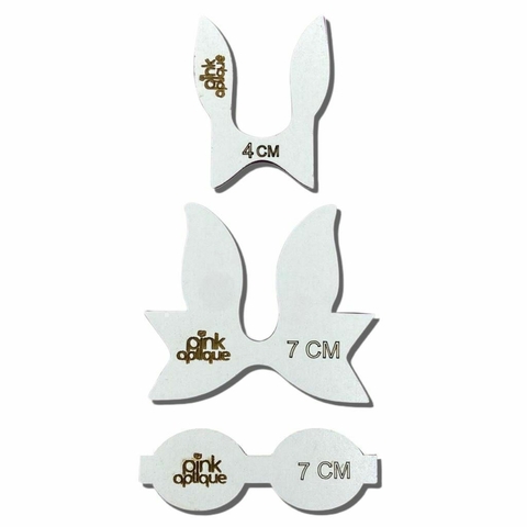 KIT MOLDE MDF COELHO DA PÁSCOA - 4 PEÇAS