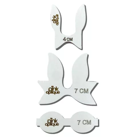 KIT MOLDE MDF COELHO DA PÁSCOA - 4 PEÇAS