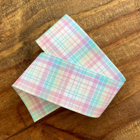 FITA XADREZ CANDY COLORS PRINCESS (38MM) - 2 METROS