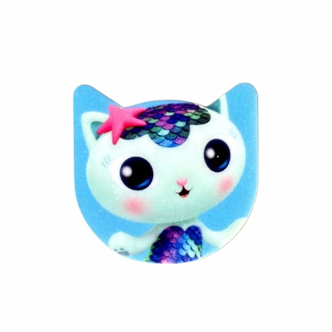APLIQUE ACRÍLICO CAT SEREIATA (GABBY) - UNIDADE