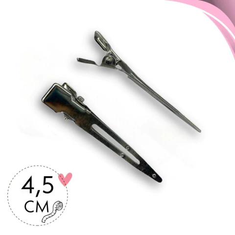 BICO DE PATO PRESILHA VAZADA (4.5CM) - 25 UNIDADES