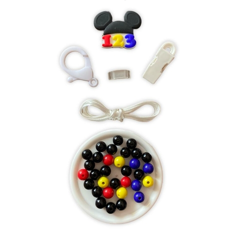 KIT PRENDEDOR DE CHUPETA - MICKEY