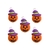 PINGENTE RESINA HALLOWEEN - 5 UNIDADES na internet