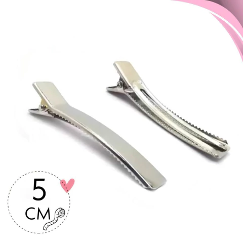 BICO DE PATO GARRA DUPLA (5CM) - 50 UNIDADES