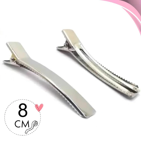 BICO DE PATO GARRA DUPLA (8CM) - 50 UNIDADES