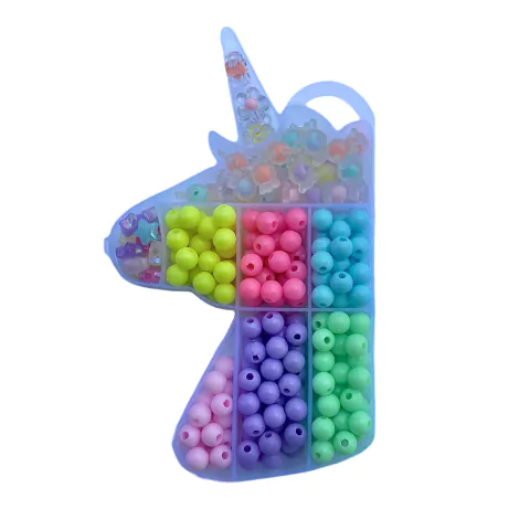 CAIXINHA DE MIÇANGAS PARA PULSEIRAS - UNICÓRNIO