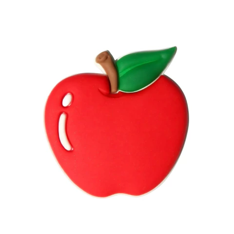 APLIQUE EMBORRACHADO MAÇÃ - 2 UNIDADES