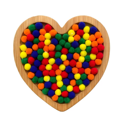 MINI POMPOM MIX ESCOLAR (0.8MM) - 100 UNIDADES