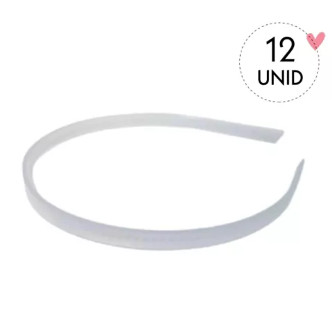 TIARA DE DENTINHO SILICONE INQUEBRÁVEL TRANSPARENTE - 12 UNIDADES