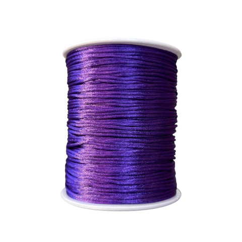 FIO DE SEDA RABO DE RATO ROXO (1MM) - 10 METROS