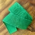 FITA ORGANZA BORDA DE POMPOM VERDE - 2 METROS