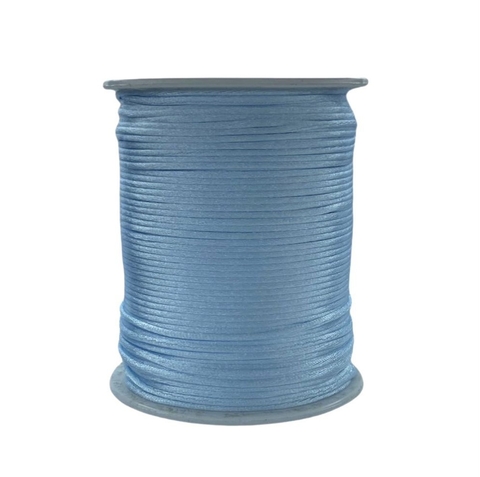 FIO DE SEDA RABO DE RATO AZUL BEBÊ (1MM) - 10 METROS