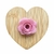 APLIQUE TECIDO FLOR VOAL ROSÊ - UNIDADE - comprar online