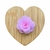 APLIQUE TECIDO FLOR VOAL ROSA BEBÊ - UNIDADE - comprar online